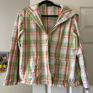 Big Bud Press Plaid Sailor Jacket Size Large